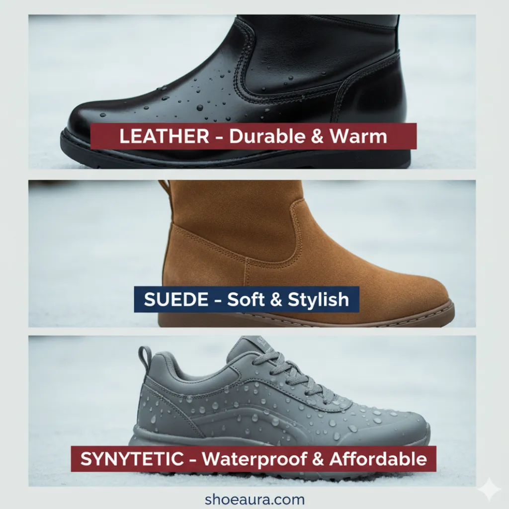 Which Winter Shoe Materials Are Best: Leather, Suede, or Synthetic? 2 Which Winter Shoe Materials Are Best