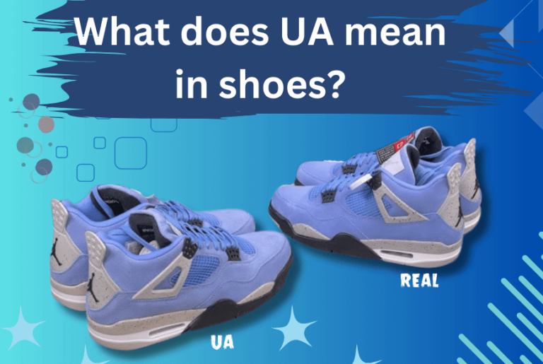 What does UA mean in shoes