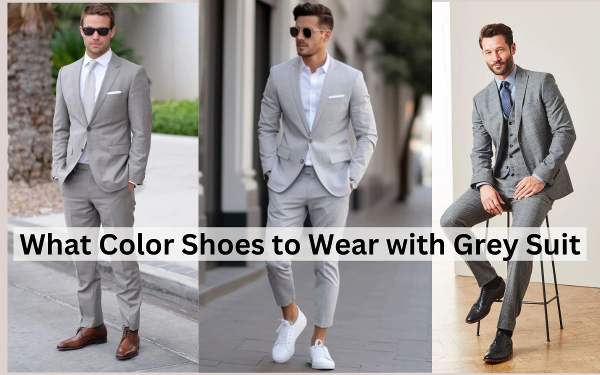 What Color Shoes To Wear With Grey Suit