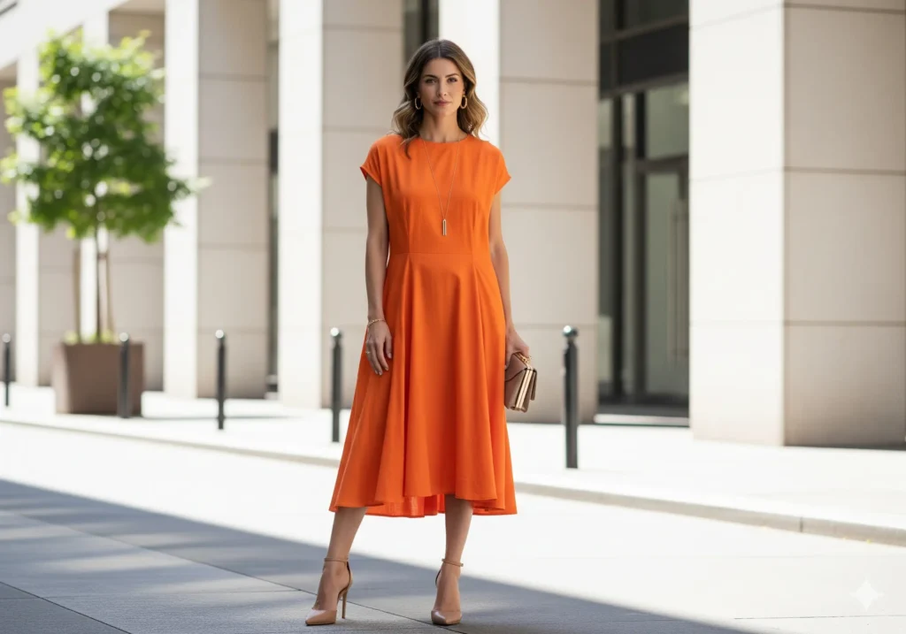 What Color Shoes To Wear With Orange Dress - Top 10 Exclusive Choices 2 What Color Shoes To Wear With Orange Dress