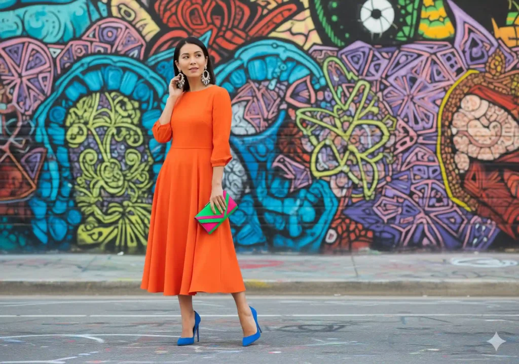What Color Shoes To Wear With Orange Dress - Top 10 Exclusive Choices 6 What Color Shoes To Wear With Orange Dress