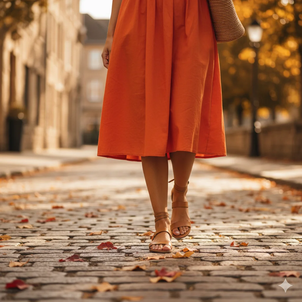 What Color Shoes To Wear With Orange Dress - Top 10 Exclusive Choices 9 What Color Shoes To Wear With Orange Dress