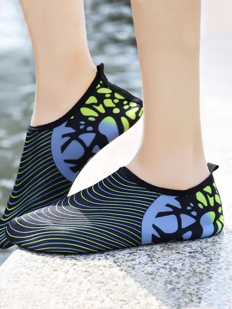 Do You Wear Shoes For Pilates 7 Colorblock Slip On Aqua Socks