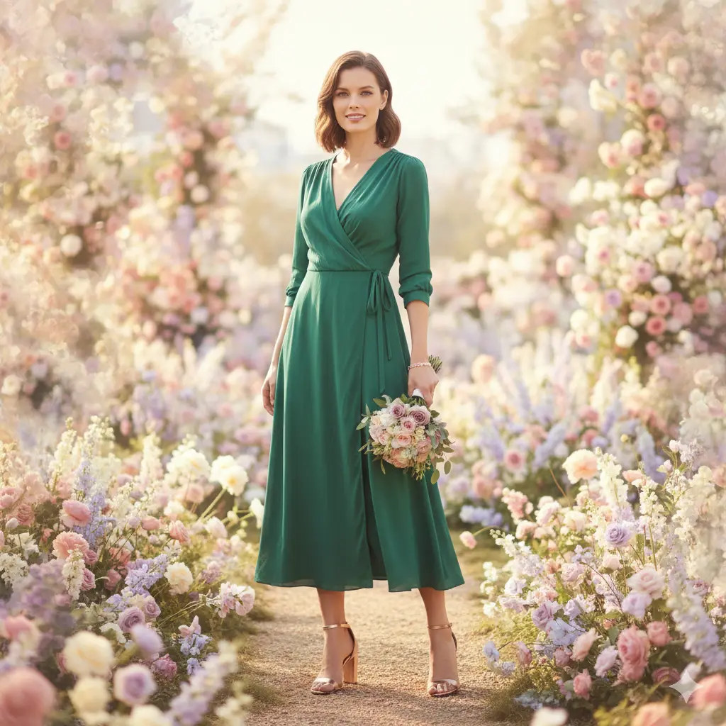 What Color Shoes To Wear With Emerald Green Dress