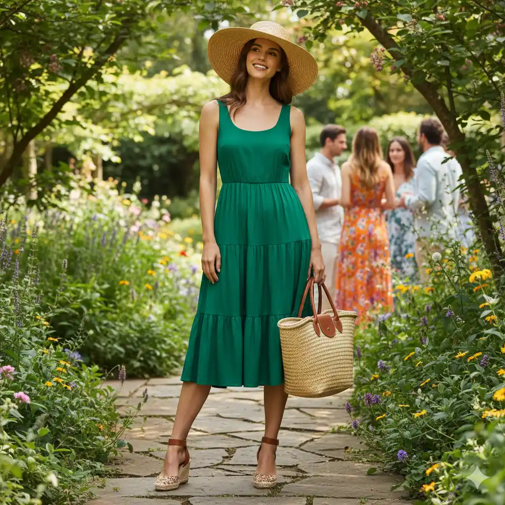 What Color Shoes To Wear With Emerald Green Dress