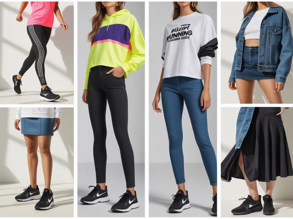 Crafting Your Perfect Black Running Shoes Outfit 3 black running shoes outfit