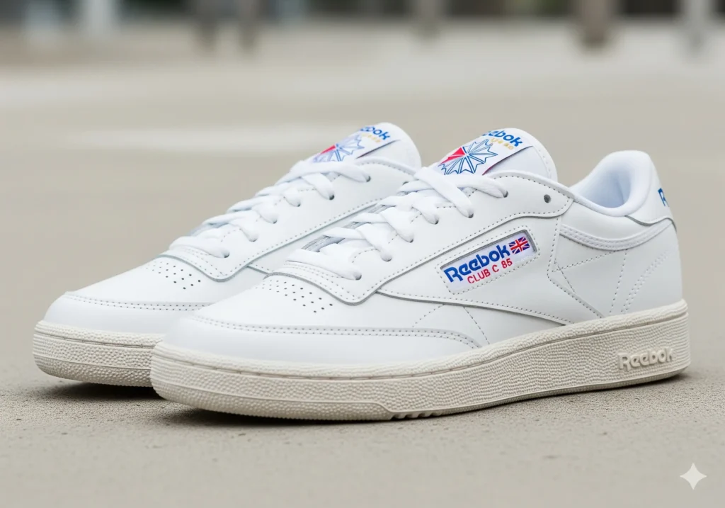 10 Best Back to School Sneakers for Comfort & Style 7 Reebok Club C 85 white leather tennis-inspired sneakers with vintage appeal for back to school style