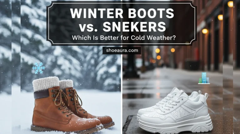 Winter Boots vs. Sneakers