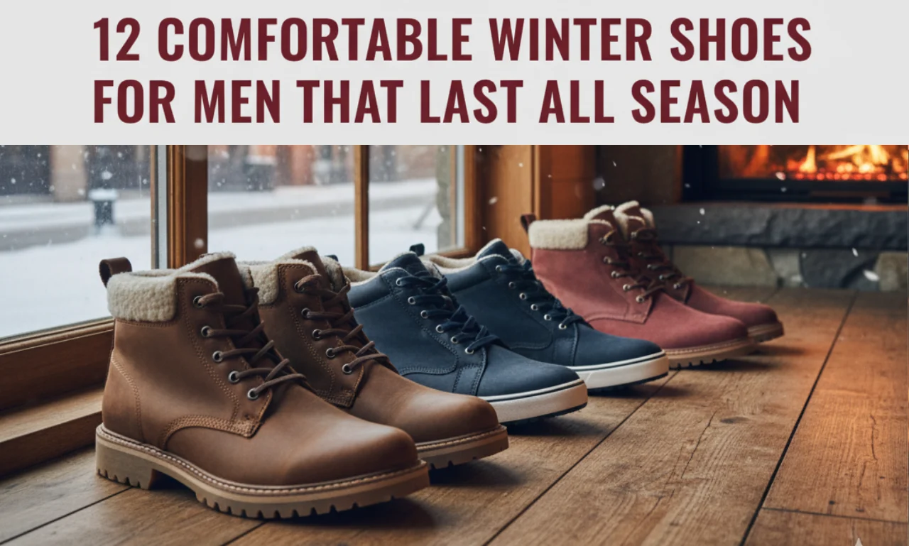 Home 10 12 comfortable winter shoes for men that last all season — waterproof and insulated footwear collection